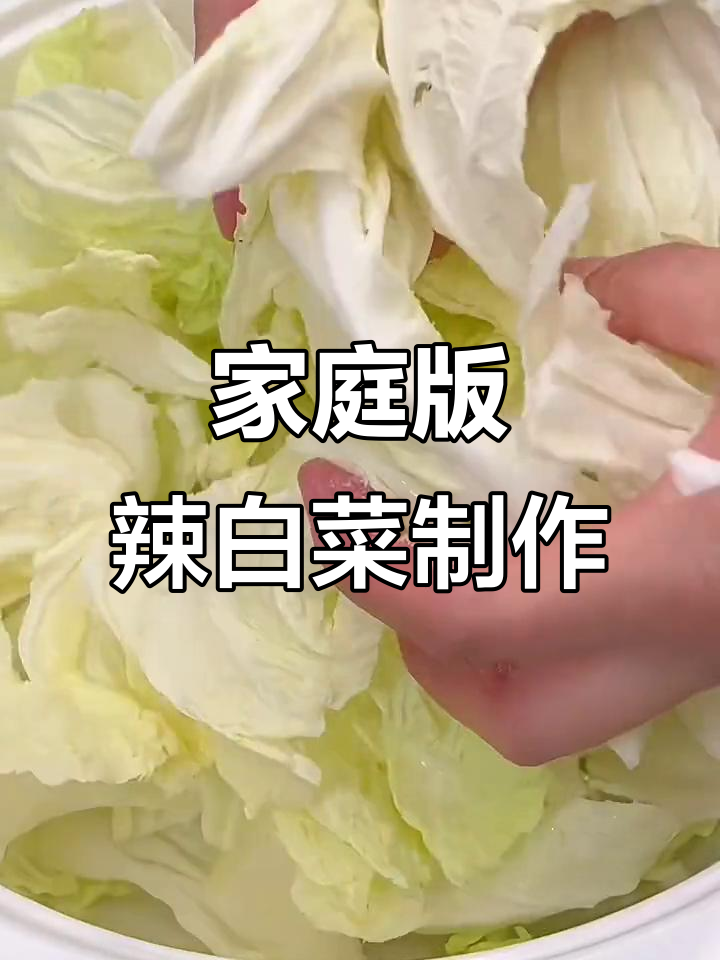 在家做辣白菜,简单又过瘾!韩国泡菜轻松搞定