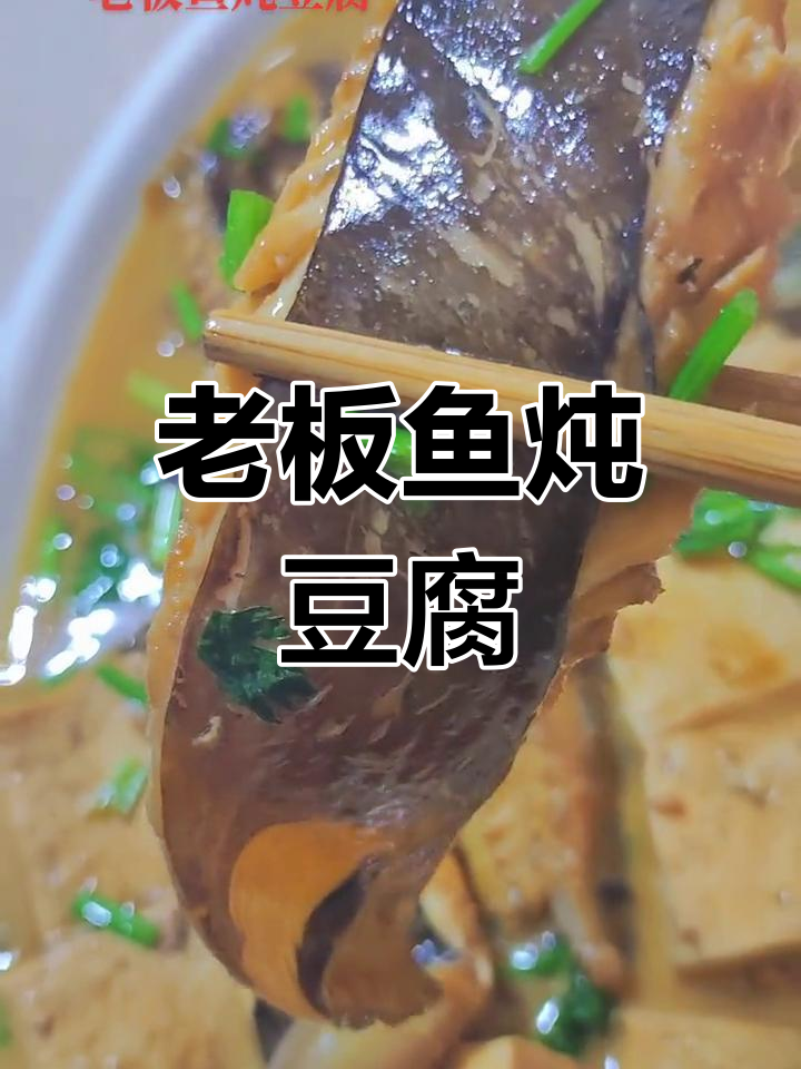 老板鱼炖豆腐,新鲜美味等你尝!国庆假期必试美食