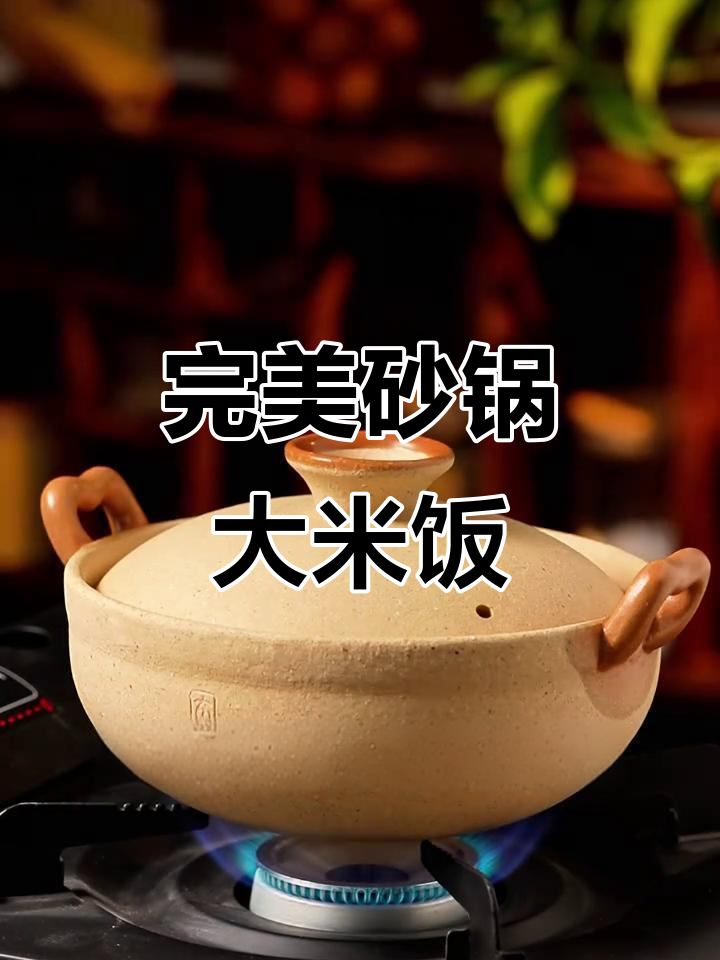 砂锅蒸米饭,粒粒分明不粘底