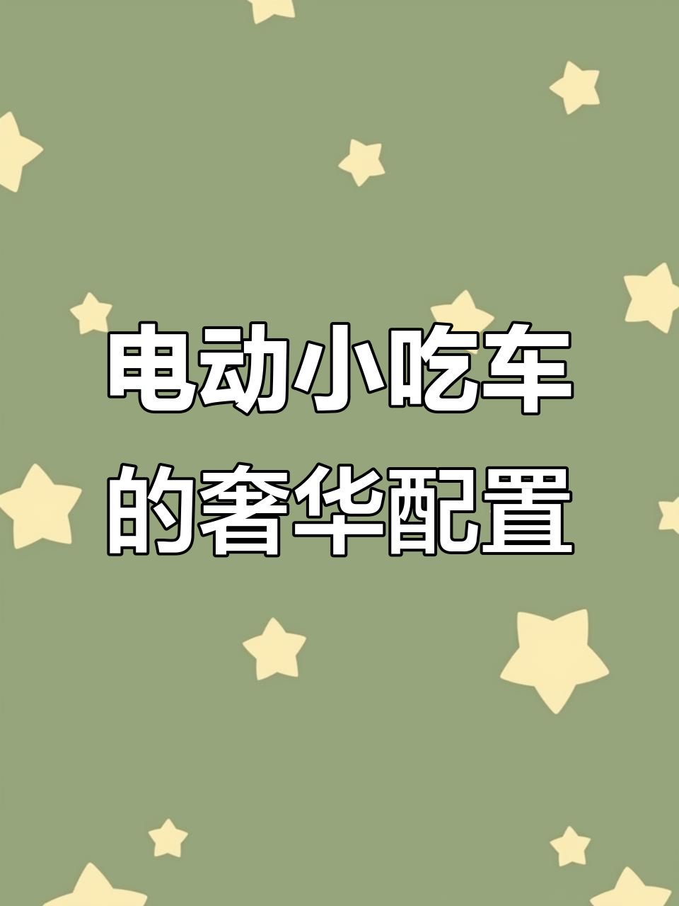 电动小吃车大揭秘:豪华内饰与定制服务全解析