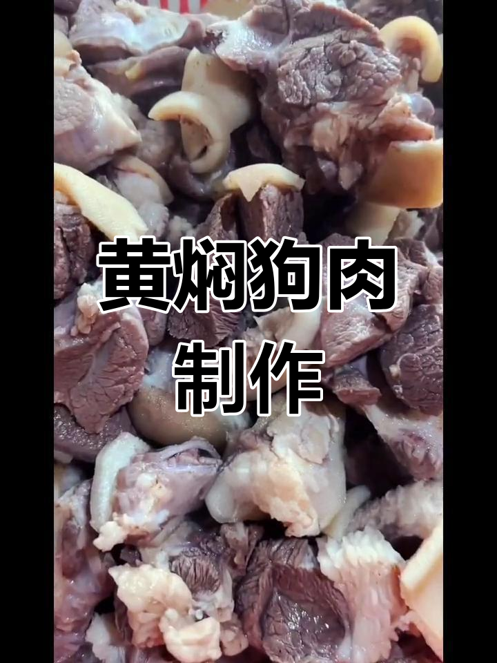 乡村风味黄焖狗肉做法