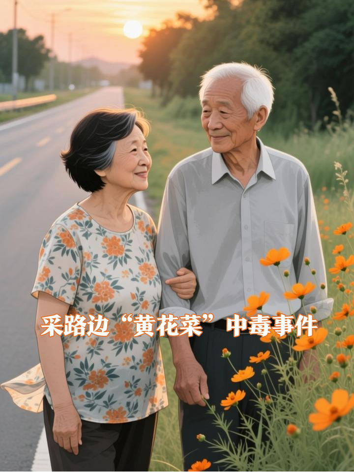 公园里采黄花菜烹食夫妻双双被毒翻