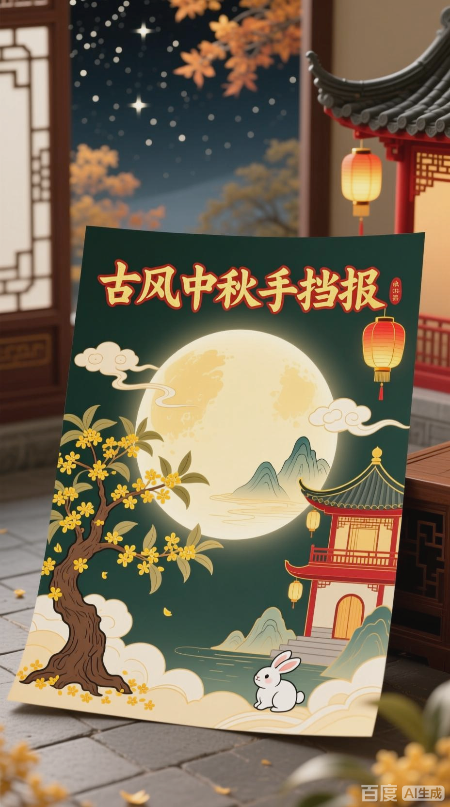 古风中秋手抄报设计指南