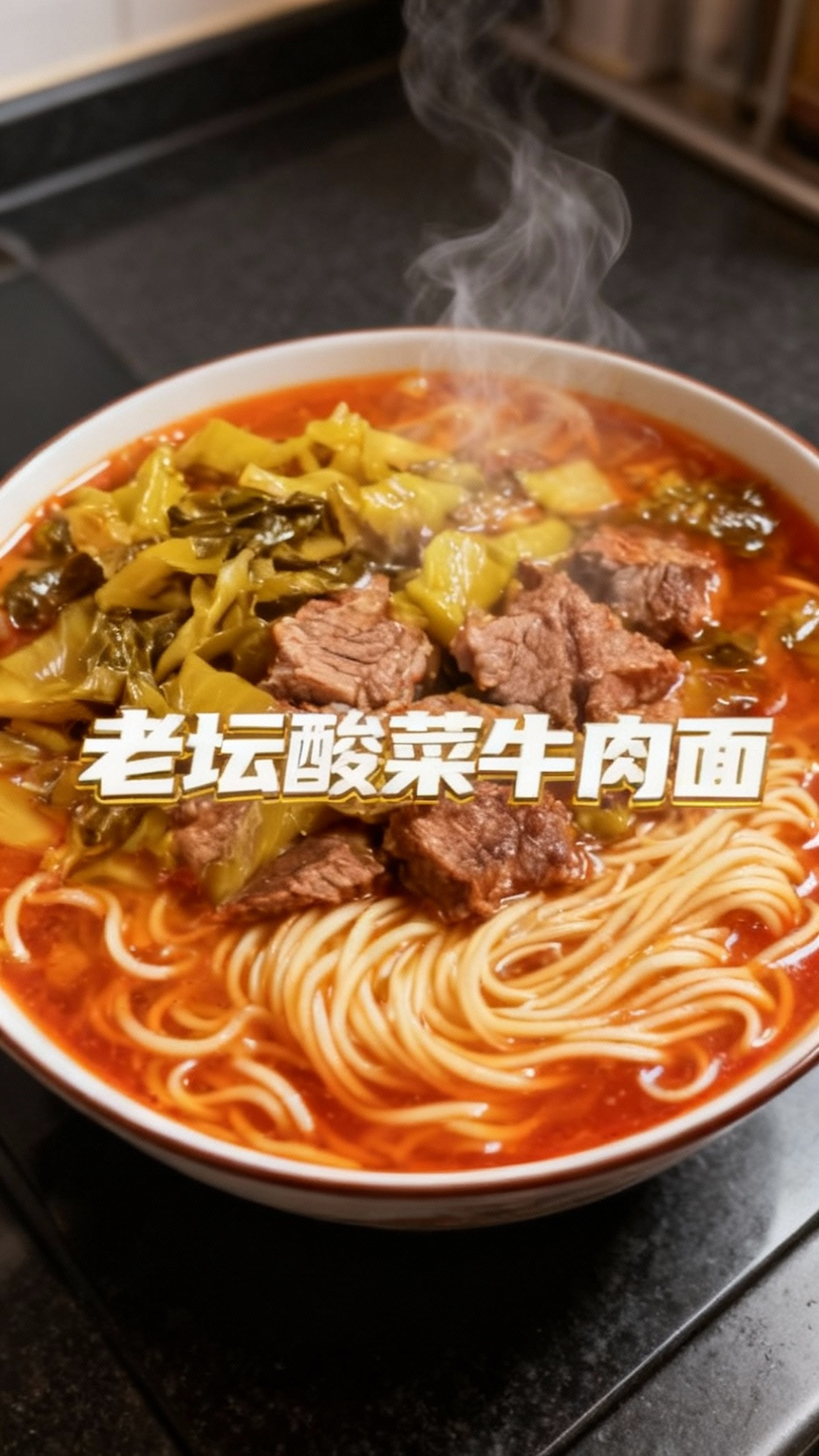统一老坛酸菜牛肉面,认准统一是关键
