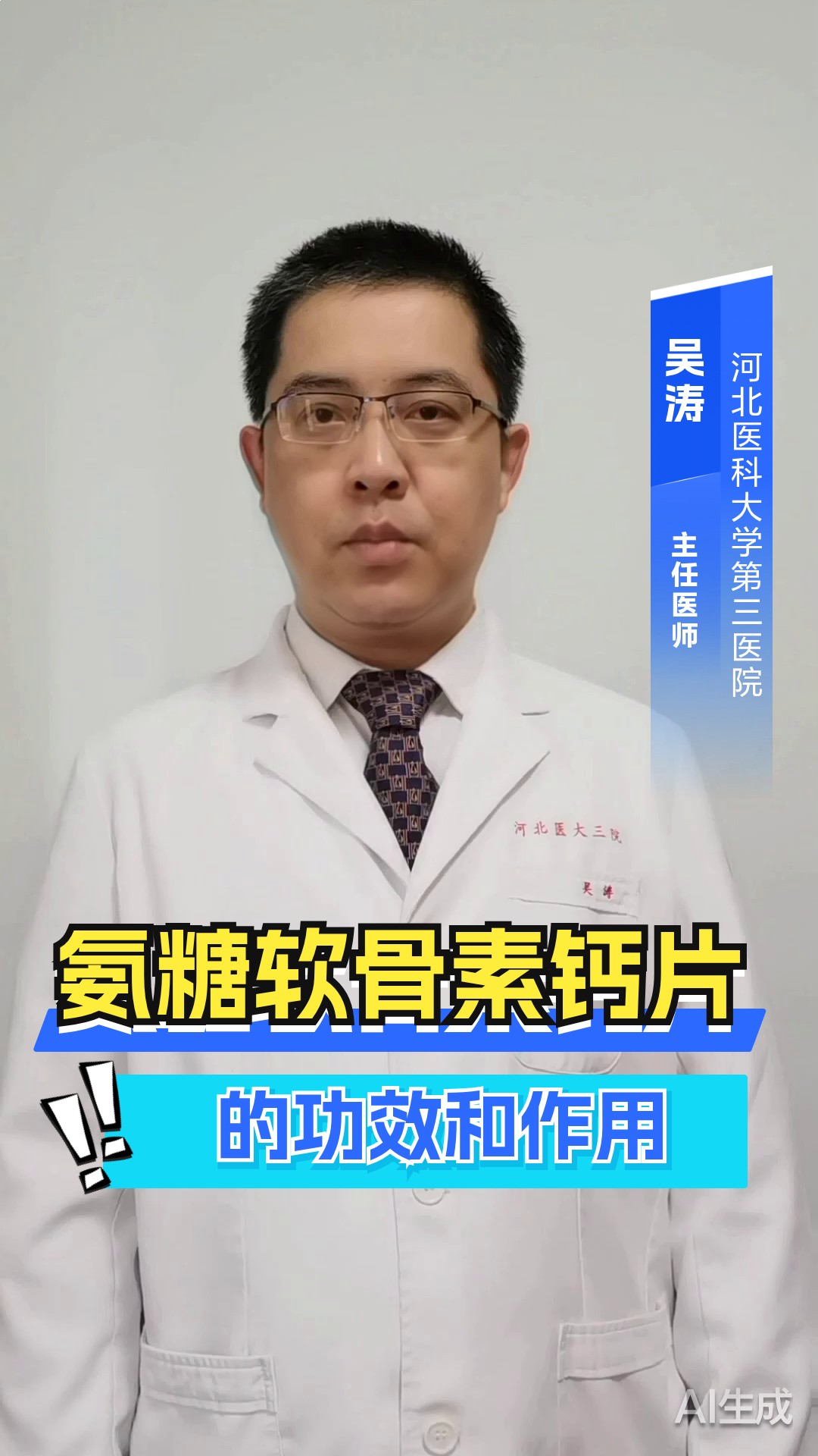 氨糖软骨素钙片的功效和作用