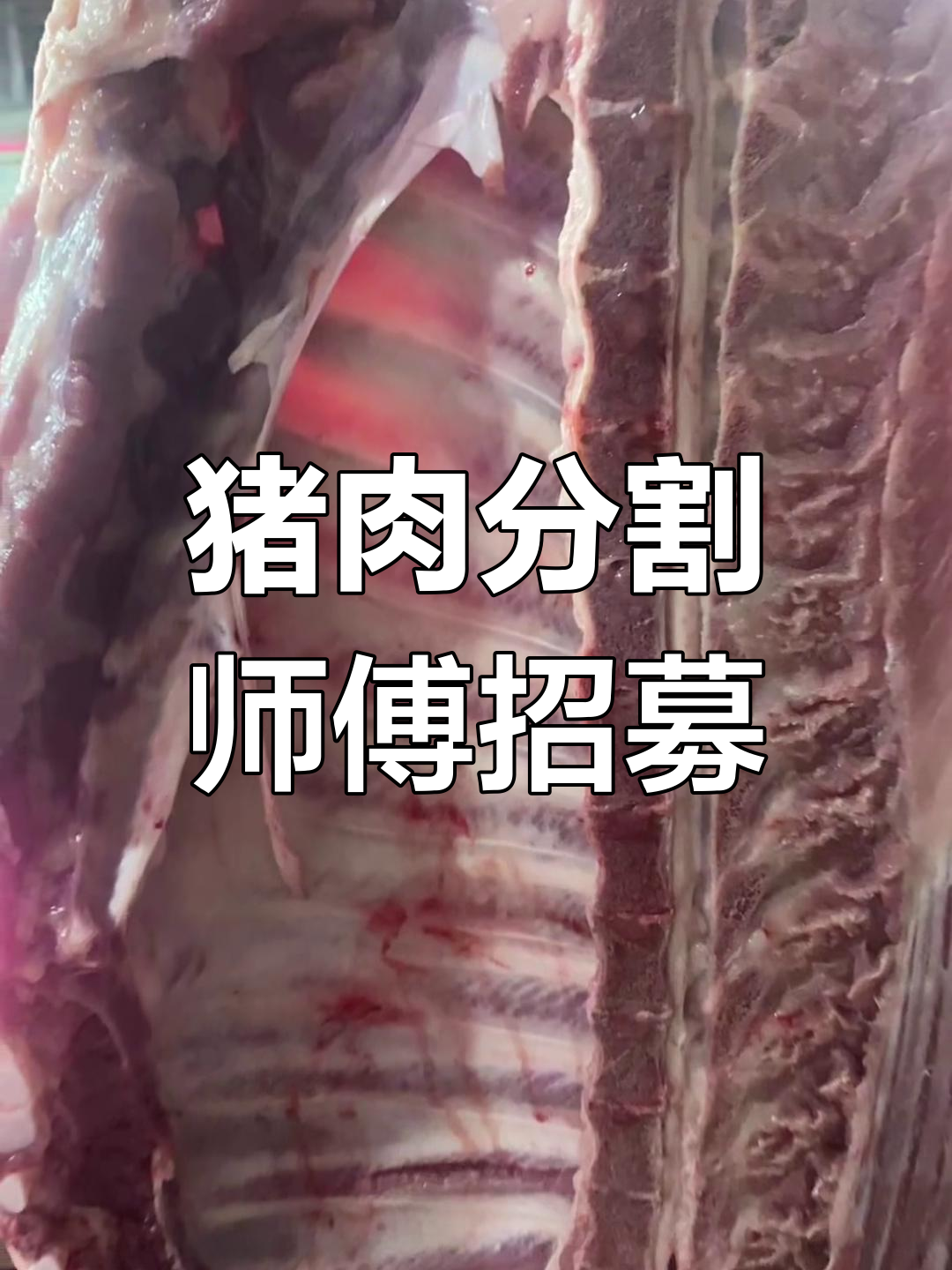 招聘猪肉分割师,待遇丰厚,诚邀有经验者加入