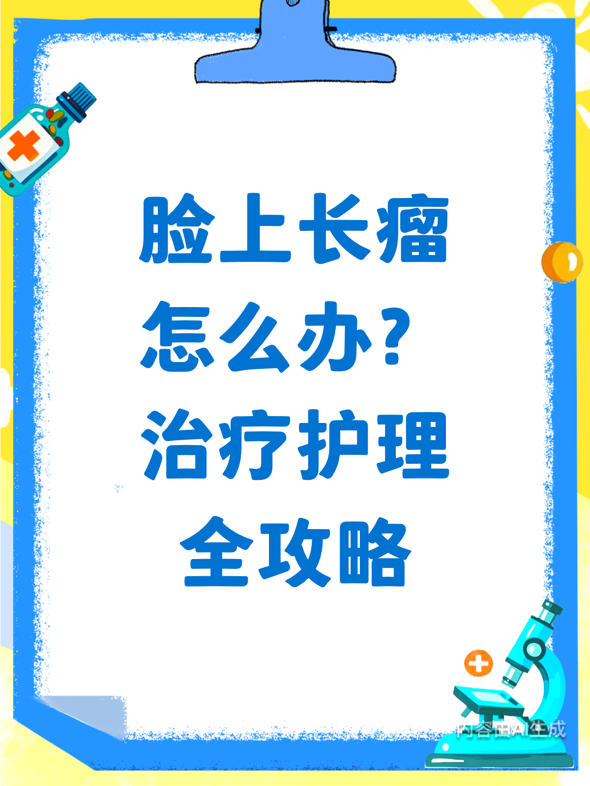 脸上长瘤别慌,治疗与护理有方法