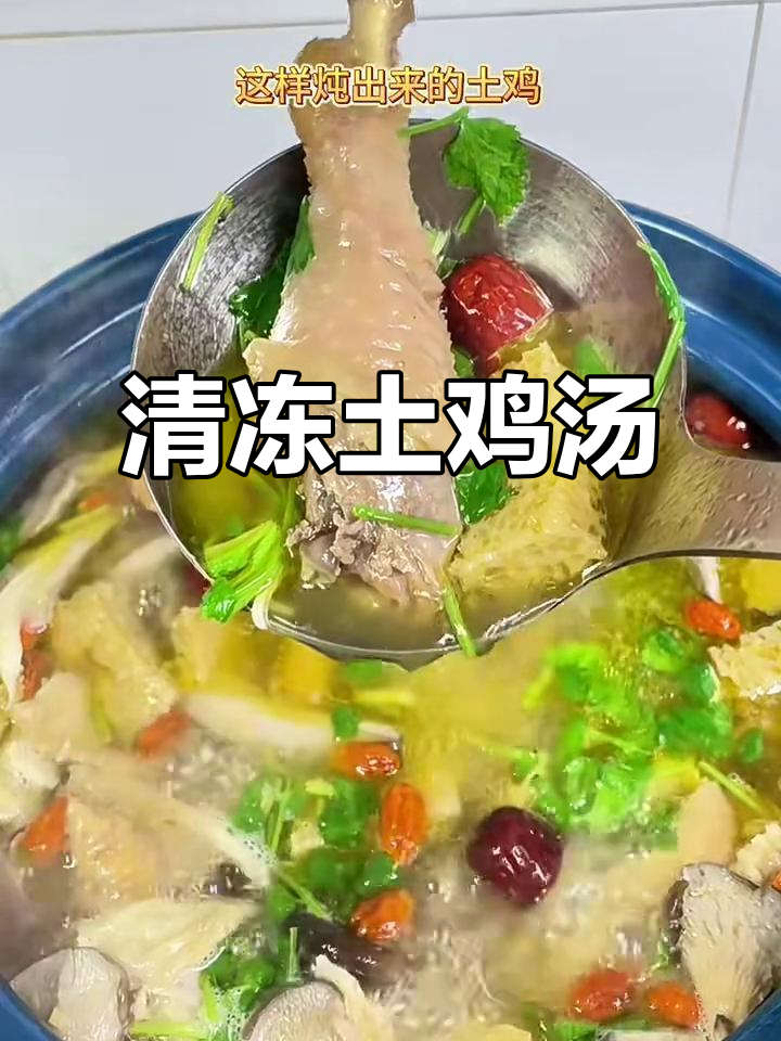 宁夏特色清炖土鸡,汤鲜味美鸡肉嫩滑