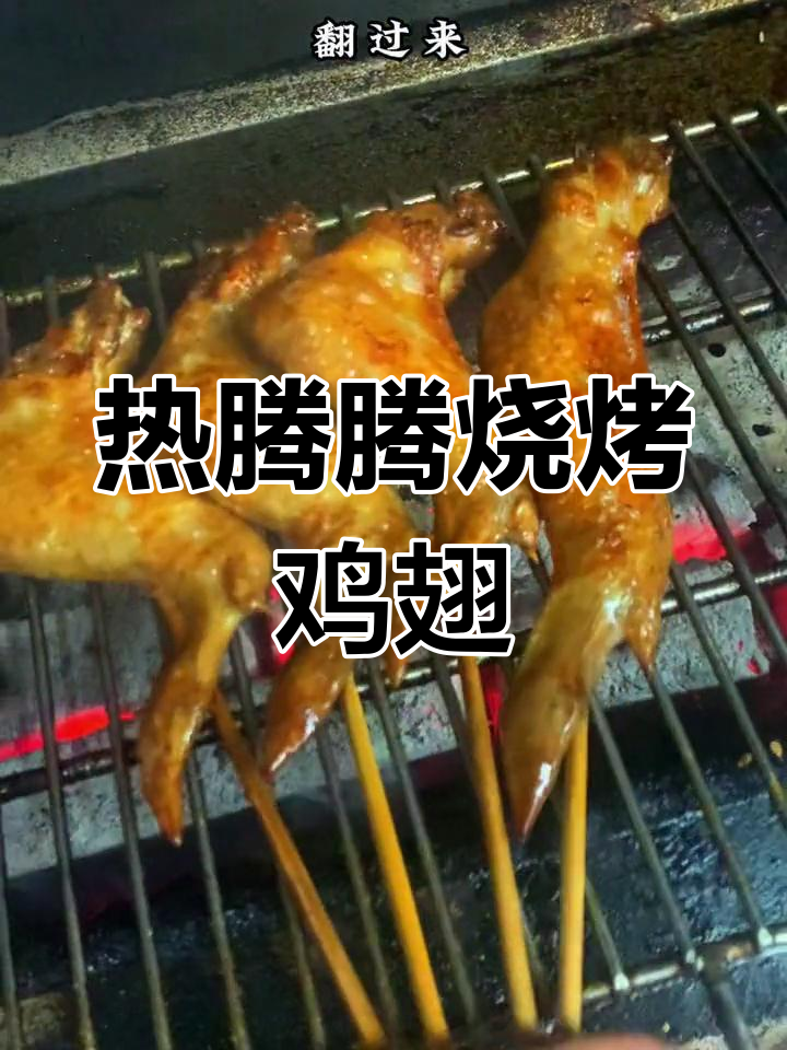 新鲜出炉碳烤鸡翅,潮汕风味十足!
