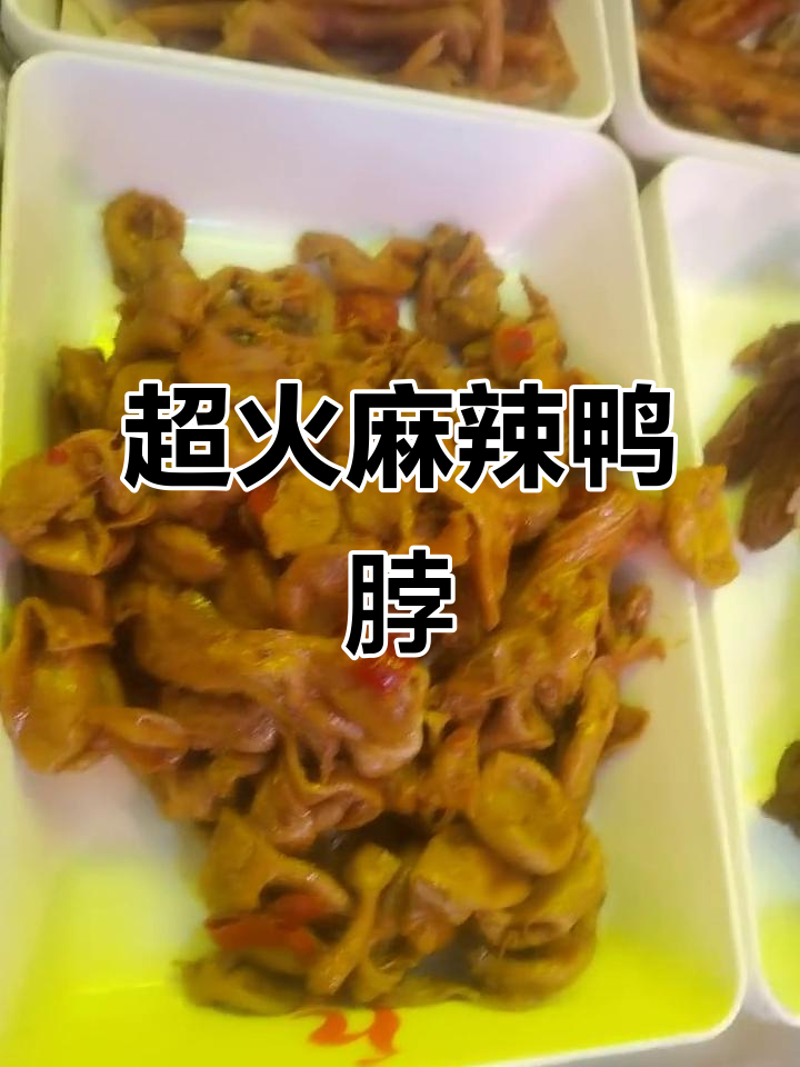 麻辣鸭脖凤爪,辣味十足让人停不下来