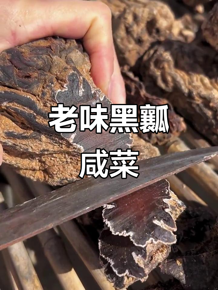 记忆中的故乡味道,老式黑瓤咸菜疙瘩的独特香气