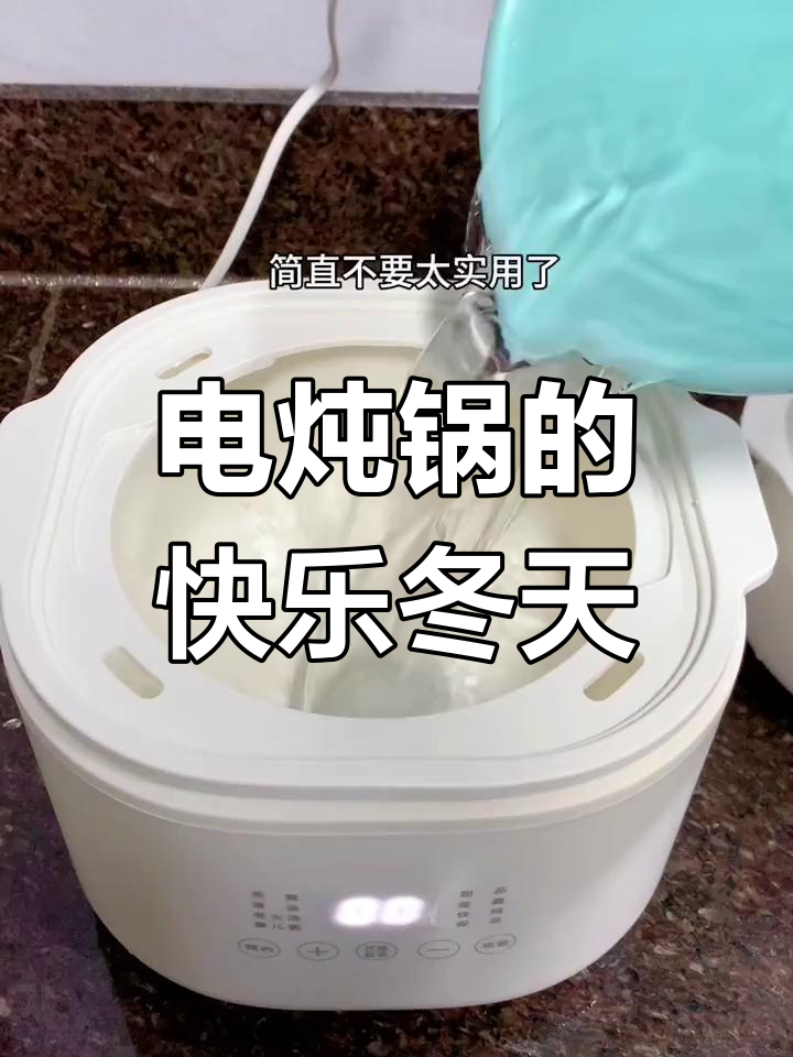 冬日暖心厨房,隔水电炖锅带来的幸福时光