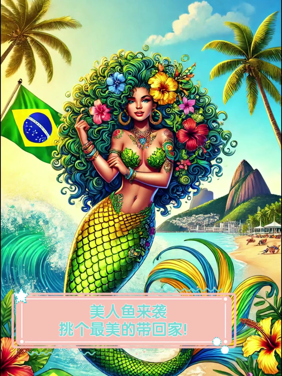 美人鱼来袭,挑个最美的带回家!