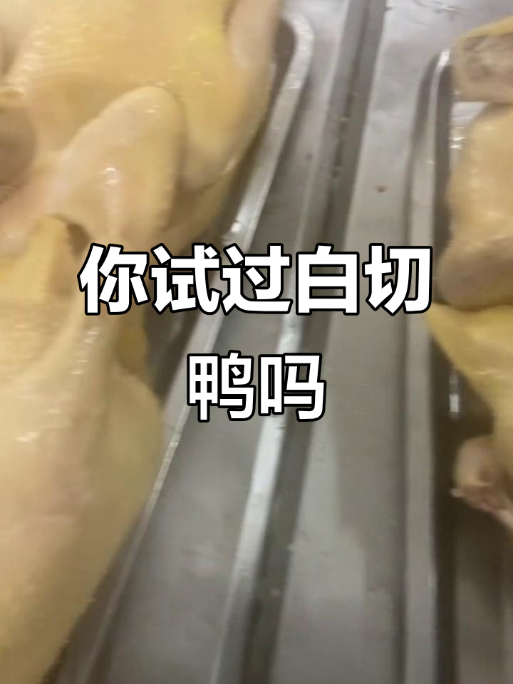 白切鸡大家都吃过,白切鸭你尝过吗?味道超惊艳!