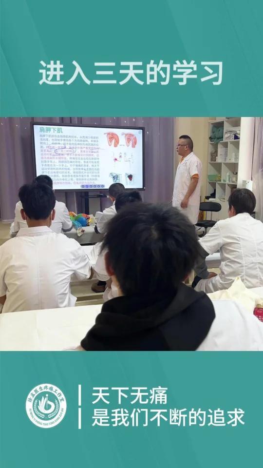 进入肩部肌肉学习,下午临床跟诊巩固知识