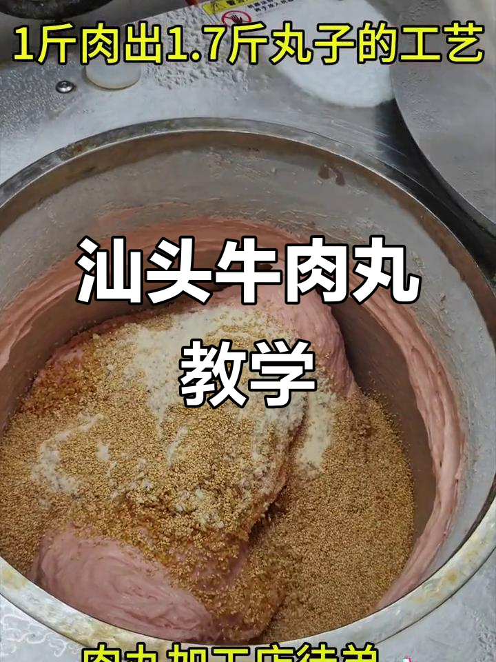 正宗潮汕牛肉丸制作秘籍,汕头风味全掌握