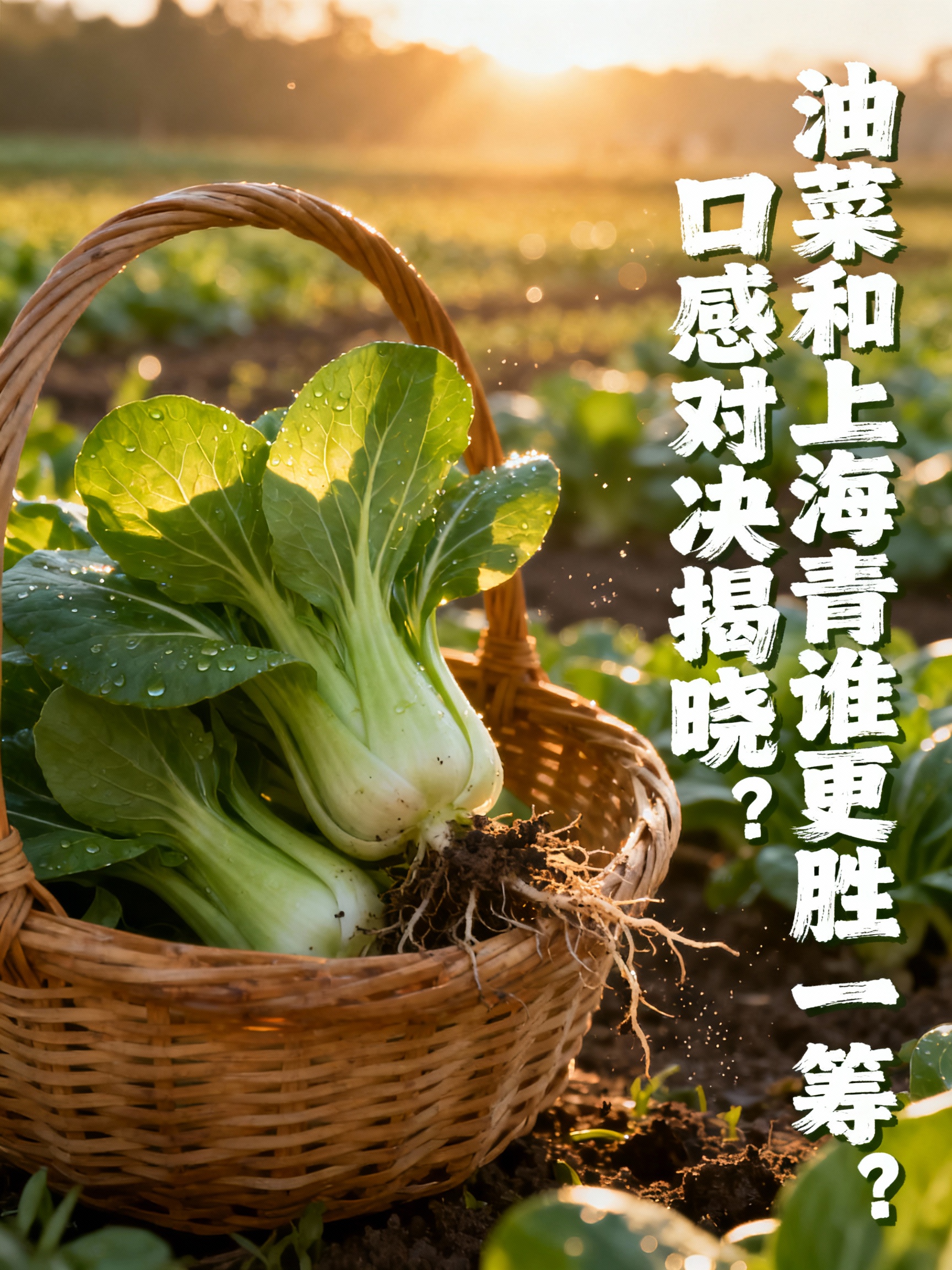 油菜和上海青谁更胜一筹？口感对决揭晓