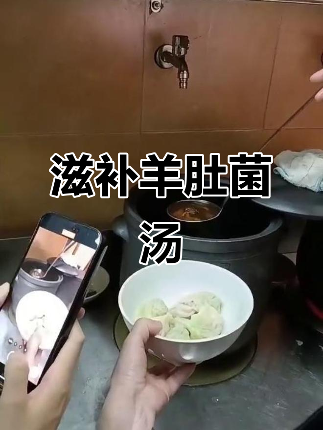 羊肚菌鸡汤,滋补美味,增强免疫力