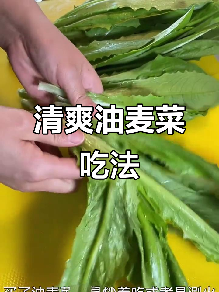 油麦菜新做法,简单又美味!