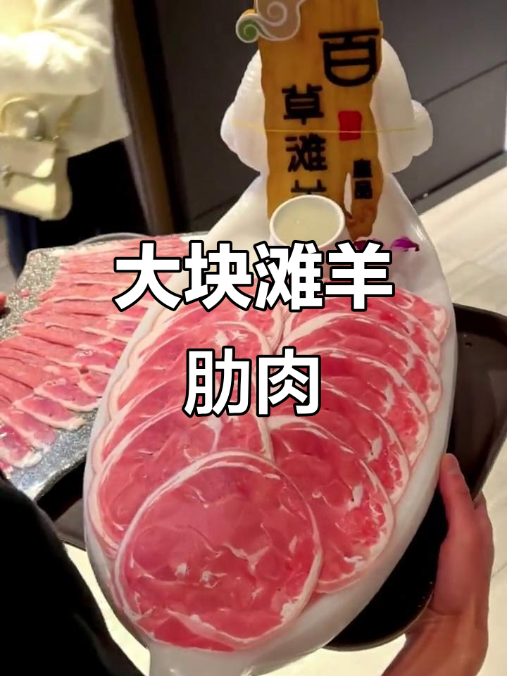 盐池滩羊肉,比脸还大的肉片!鲜嫩无膻味,汤底香甜