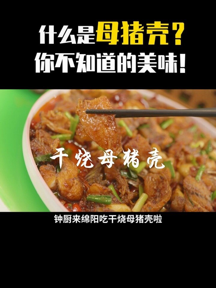 特色美食:来自绵阳的<干烧母猪壳>