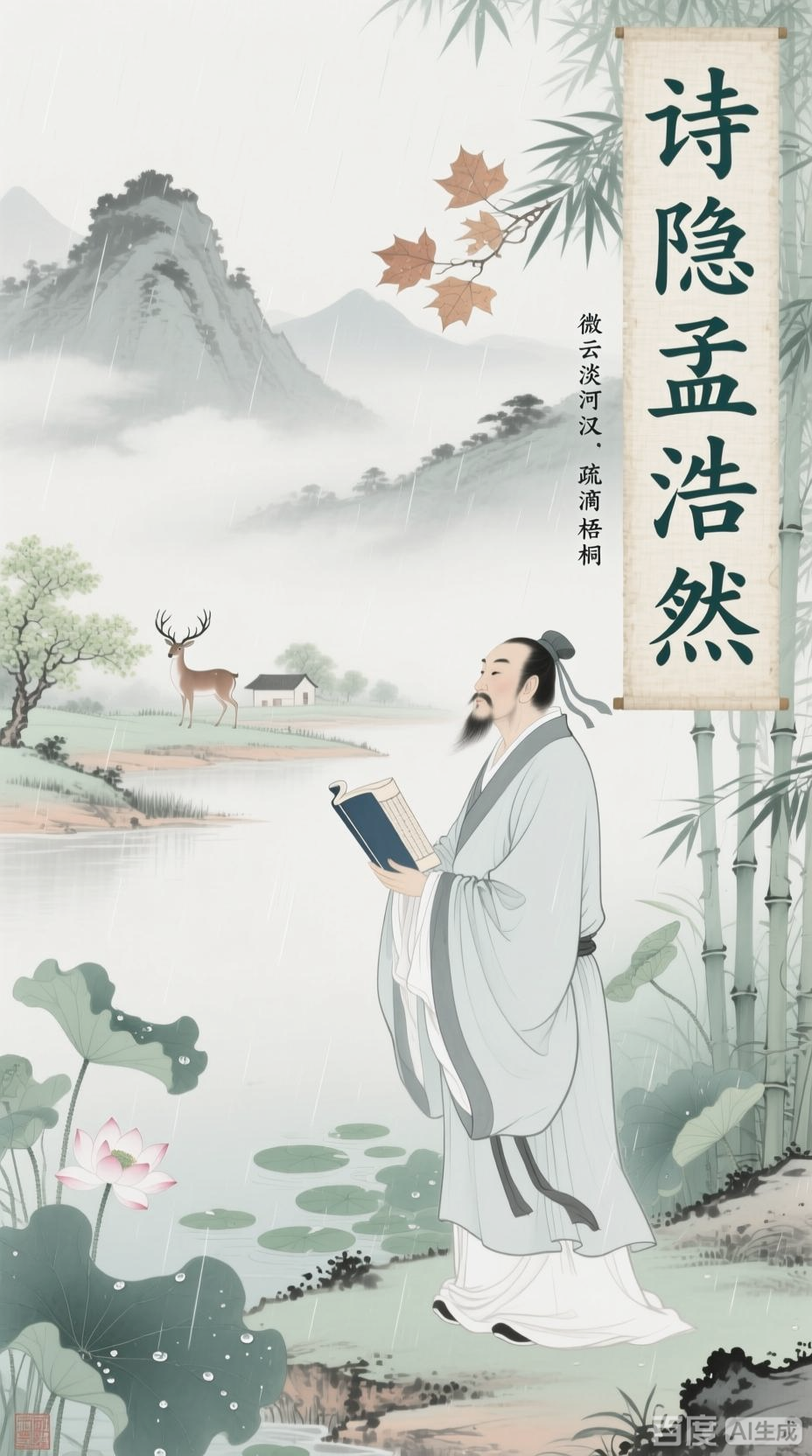 孟浩然：山水田园诗的典范