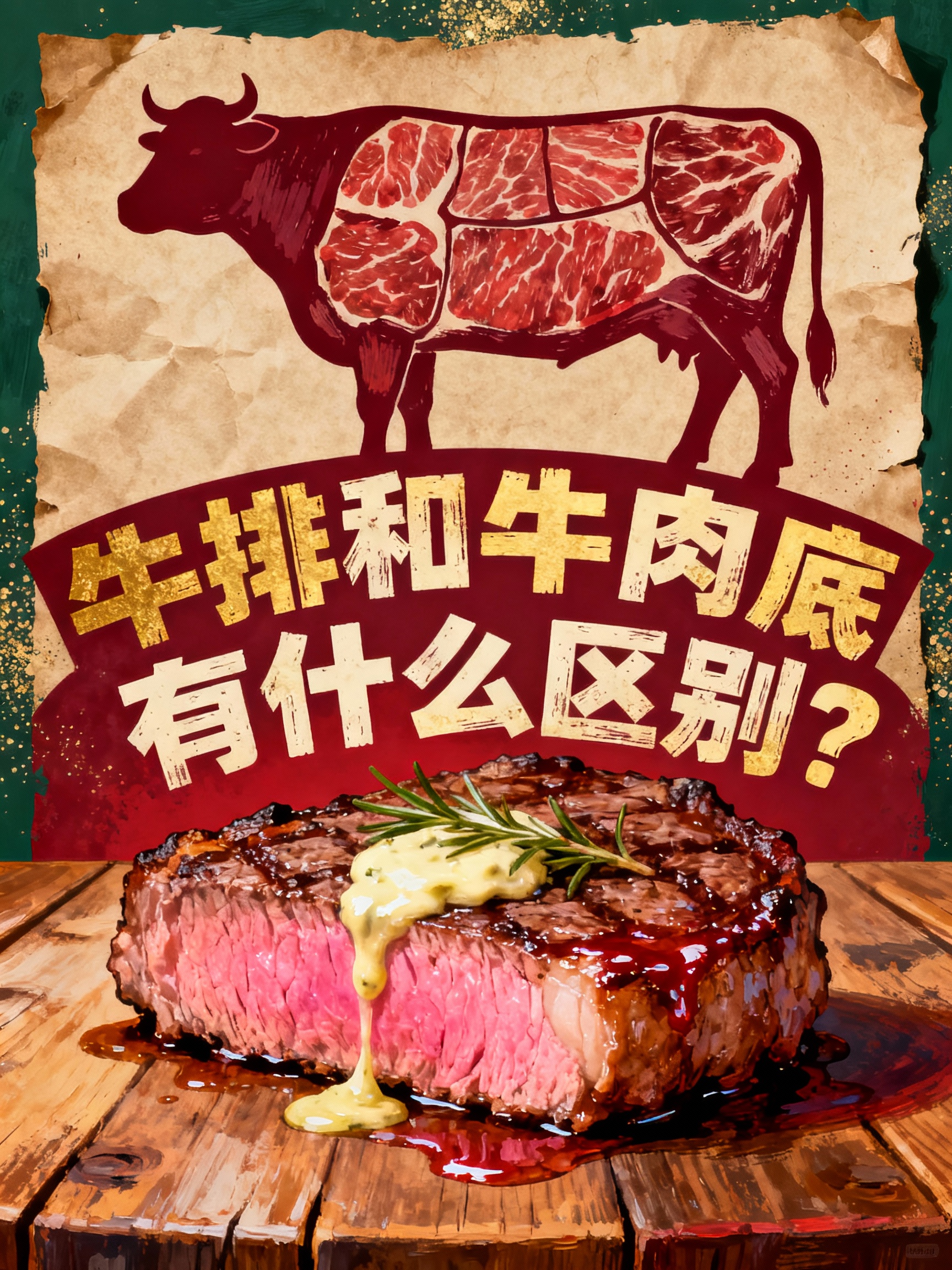 牛排和牛肉到底有什么区别?