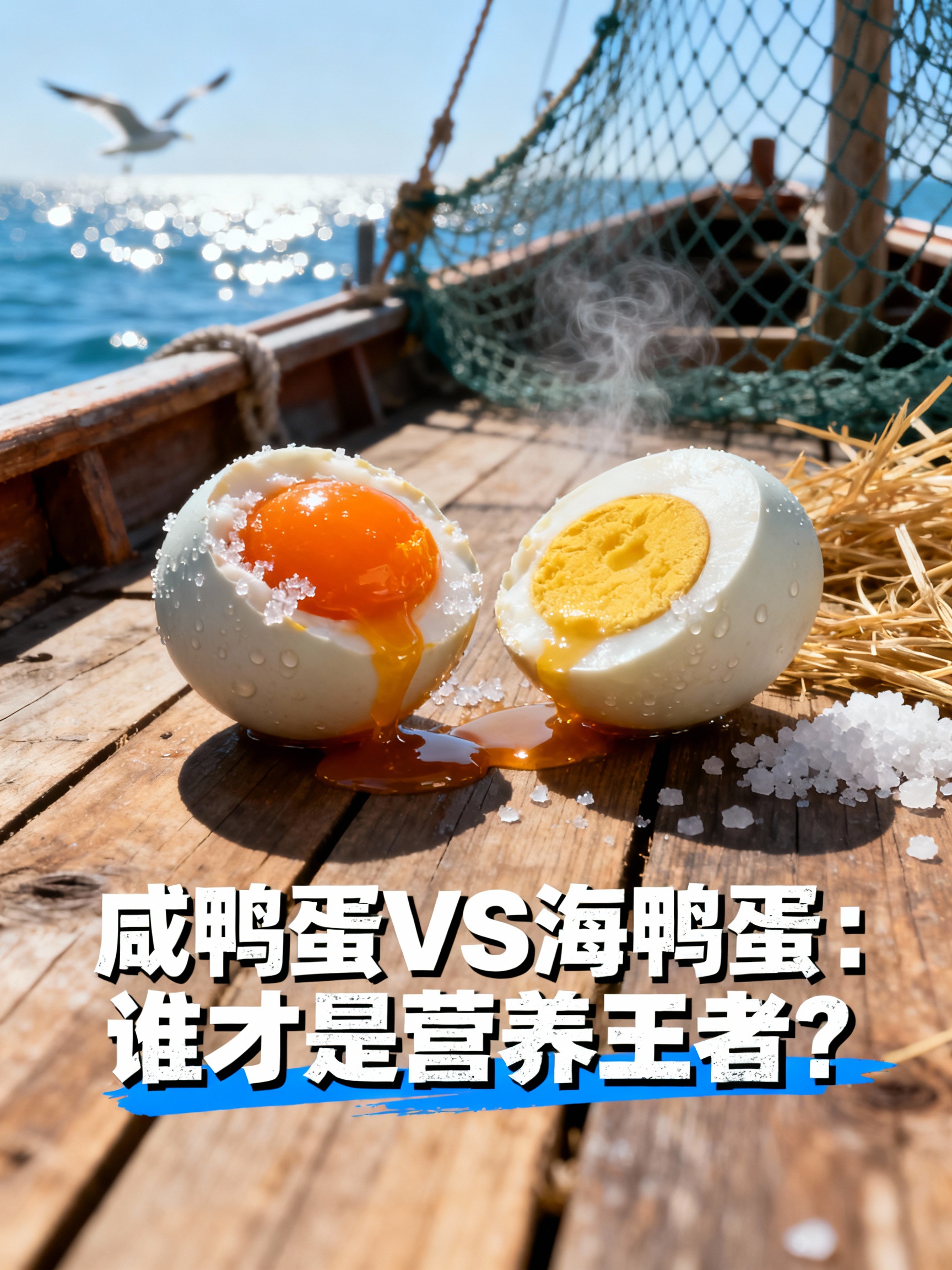 咸鸭蛋VS海鸭蛋:谁才是营养王者?