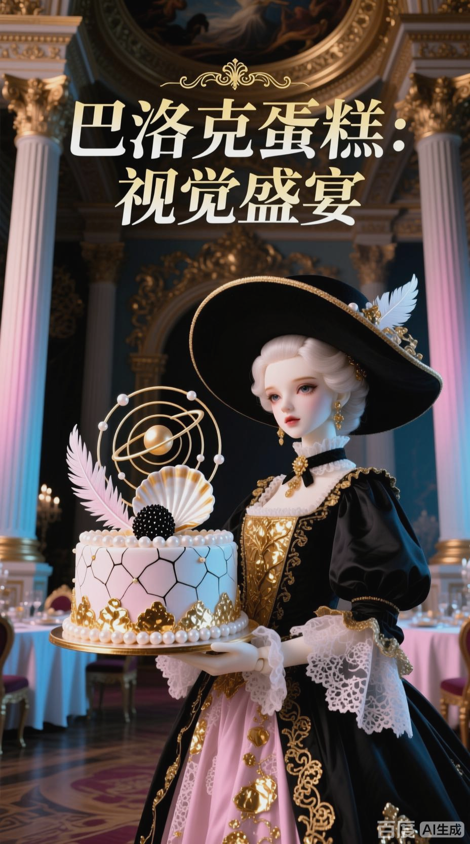 巴洛克蛋糕,梦幻CG呈现