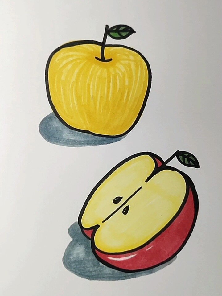 苹果简笔画
