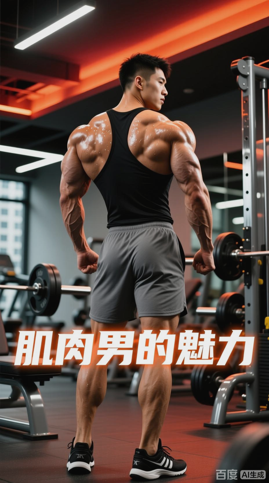 肌肉男魅力展示