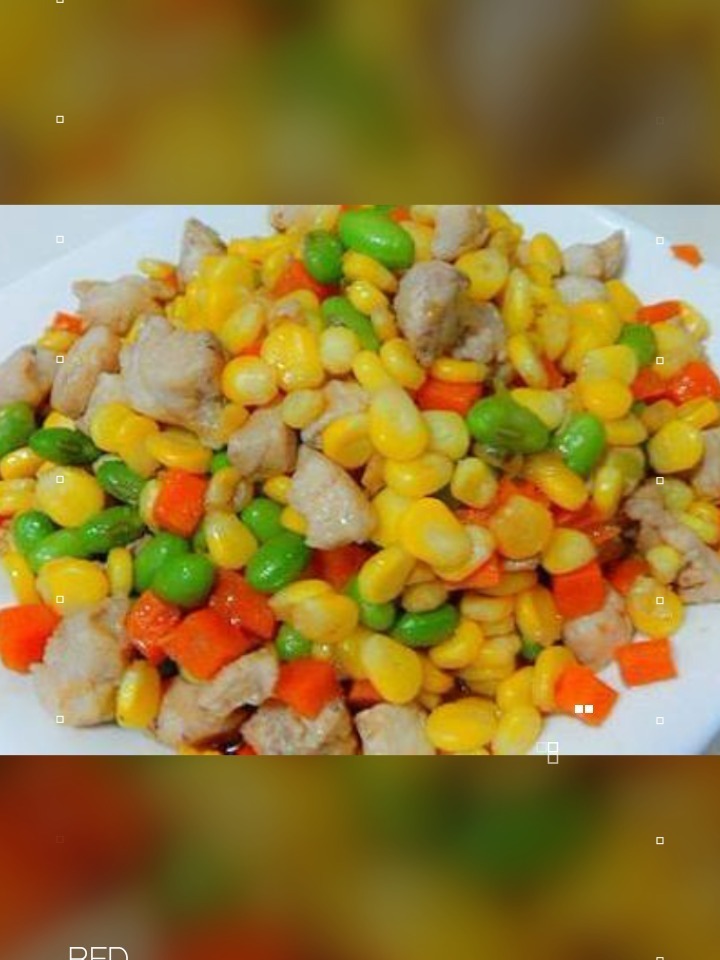 酸酸甜甜的玉米鸡丁这样做,大人小孩都喜欢