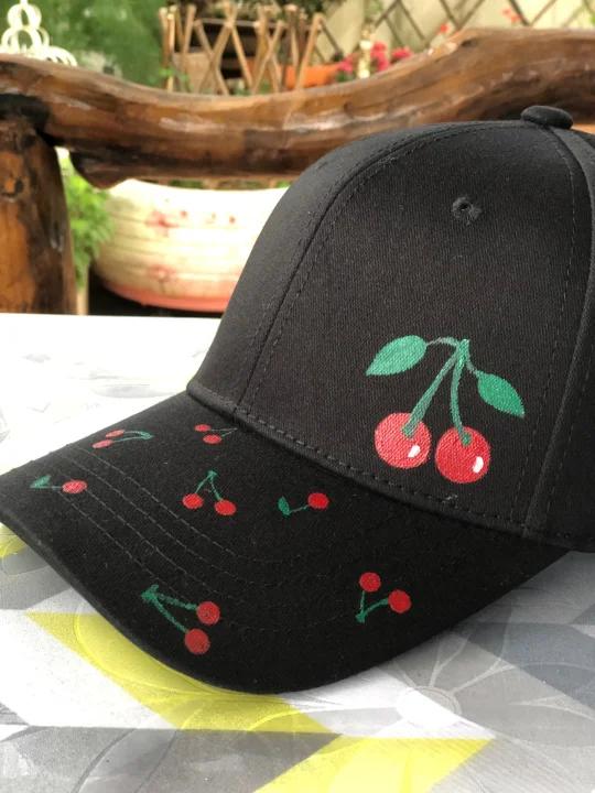 手绘帽子教程/夏天给自己画一顶鸭舌帽吧