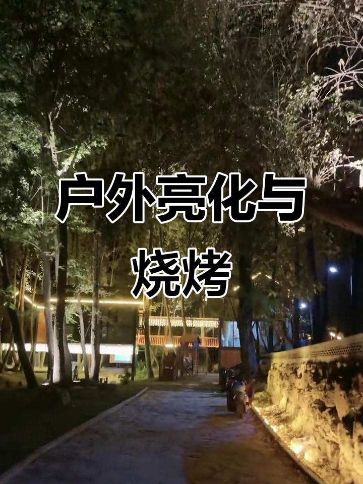 户外亮化设计与烧烤派对,文旅灯光点亮夜晚
