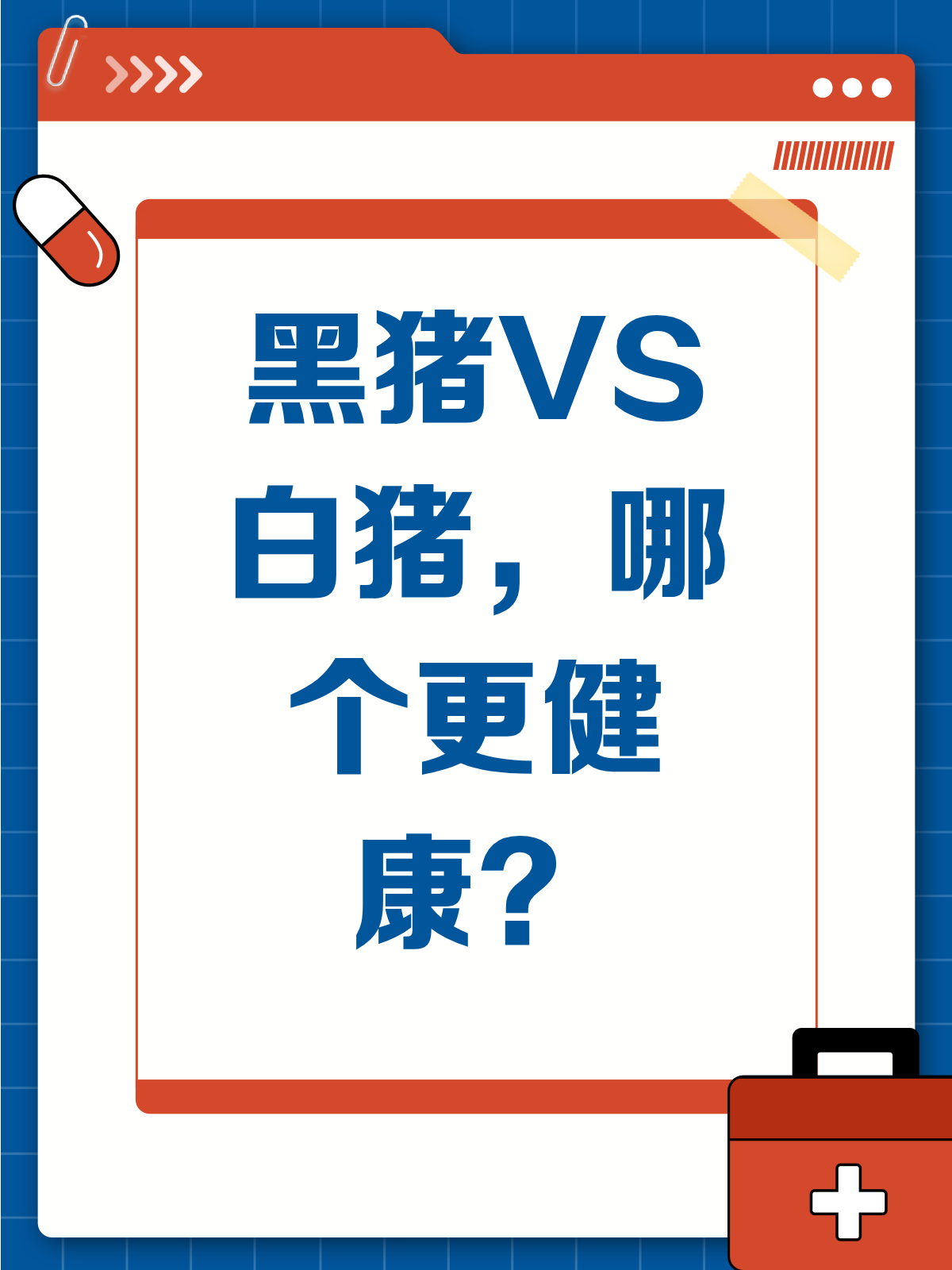 黑猪VS白猪,哪个才是健康之选?