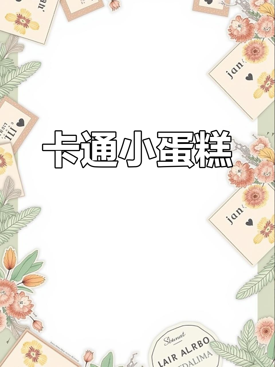 迷你纸杯蛋糕,卡通造型,烘焙乐趣十足!