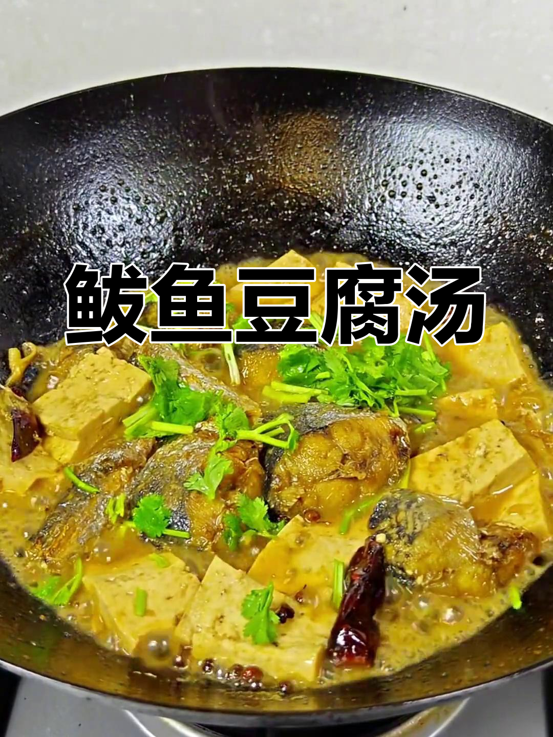 鲅鱼炖豆腐,家常做法超有味!