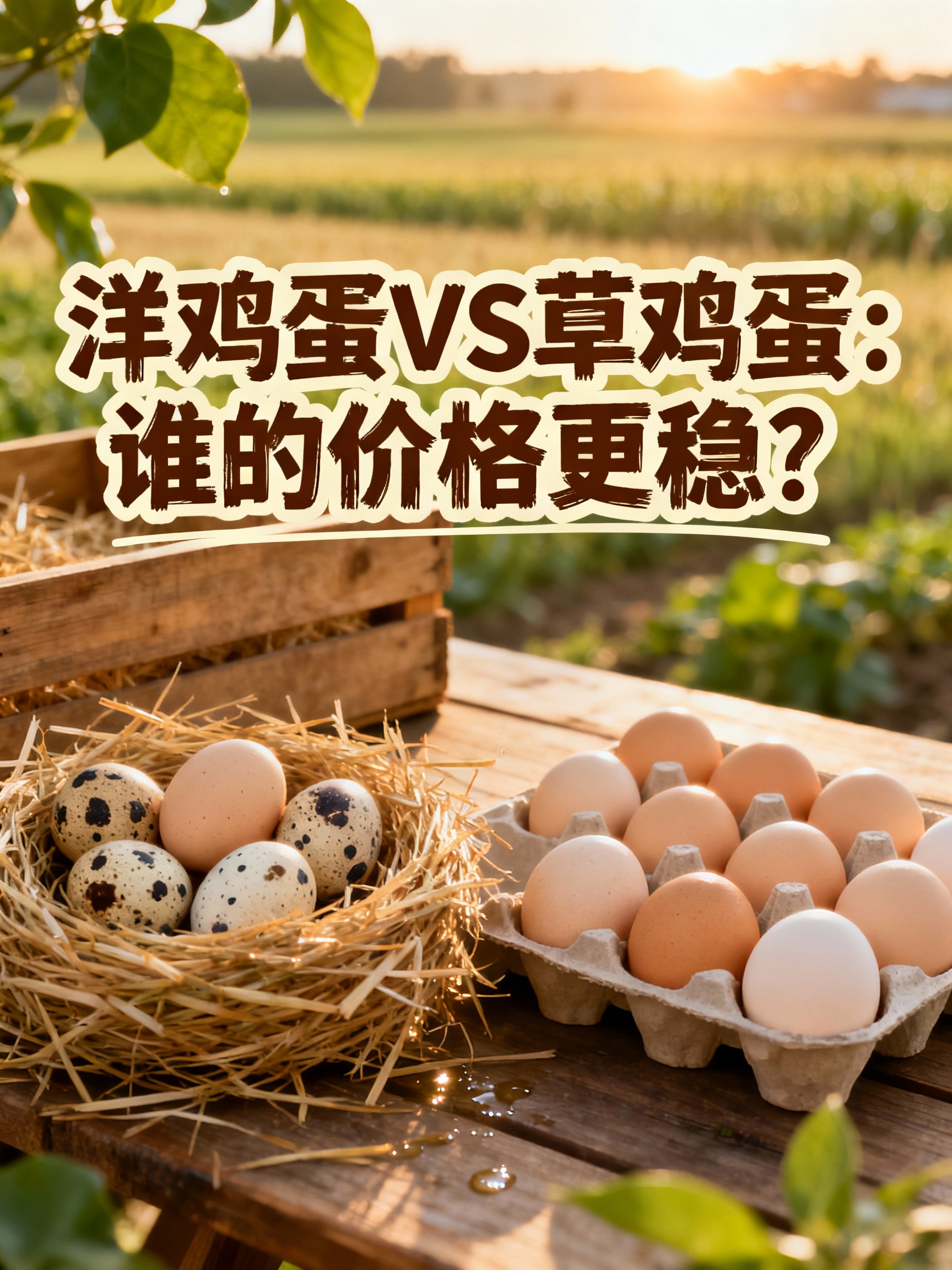 洋鸡蛋VS草鸡蛋：谁的价格更稳？