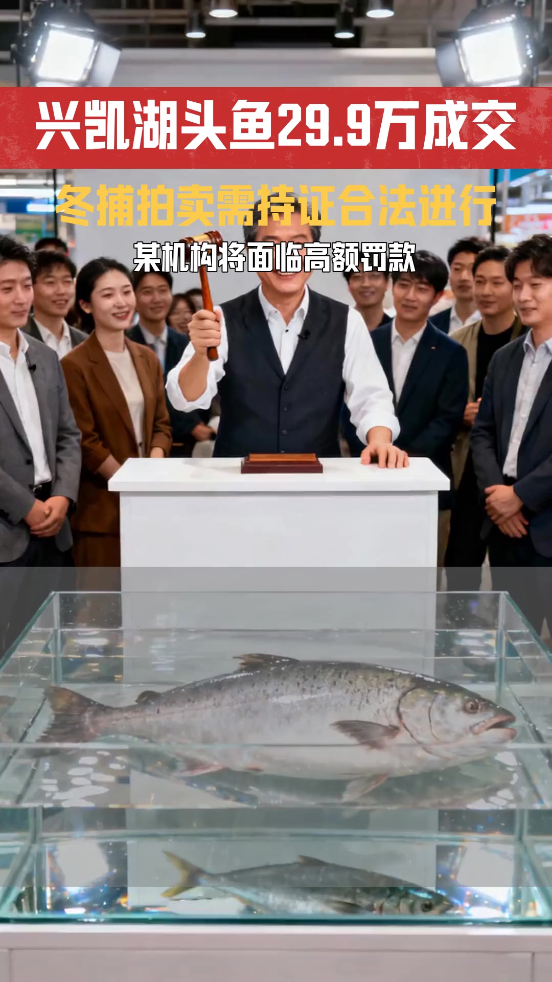 兴凯湖冬捕头鱼成交 拍卖程序是否合法合规