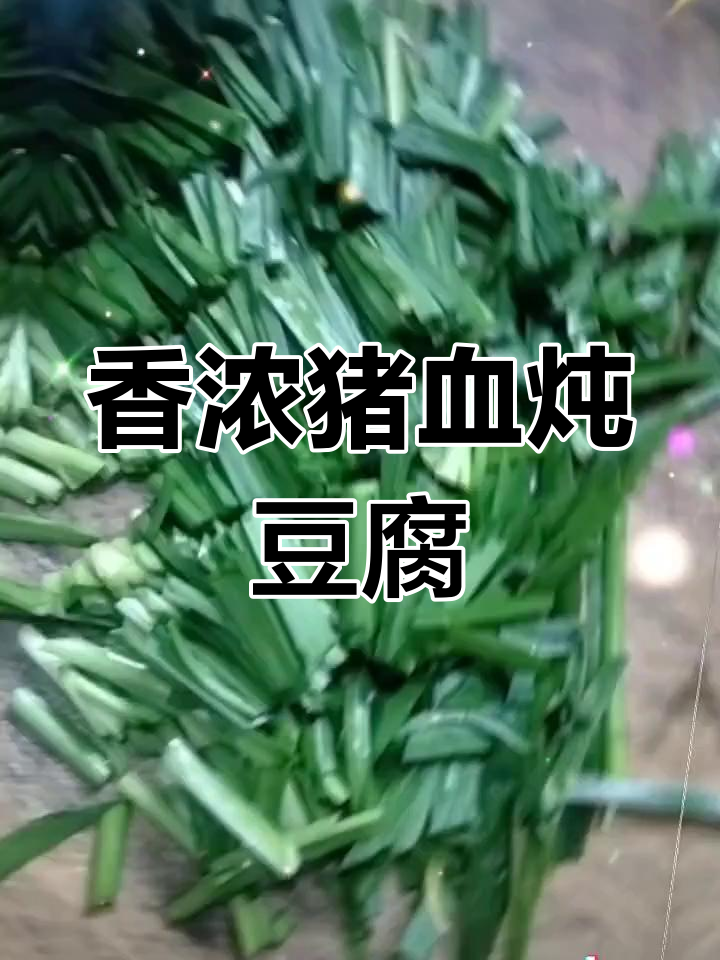 猪血粉皮炖豆腐,香气扑鼻