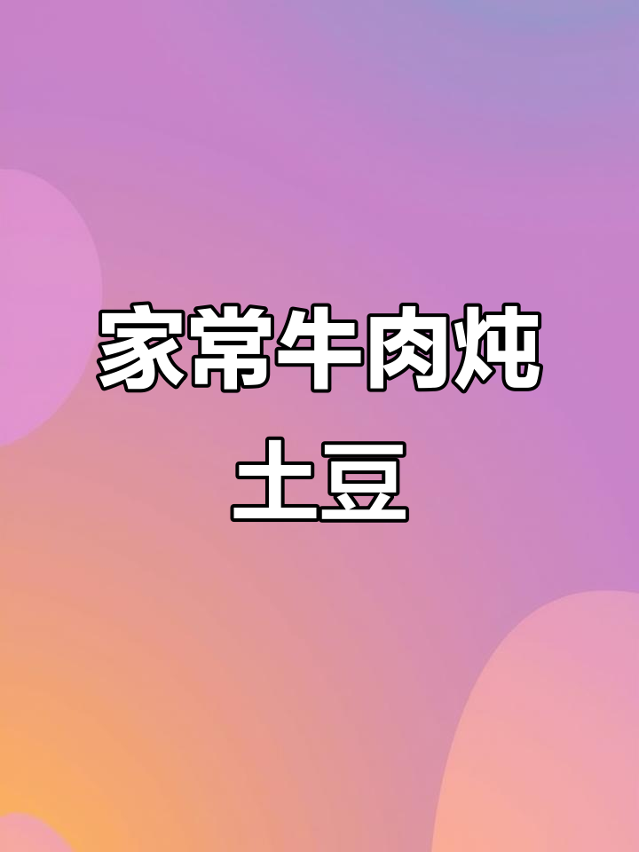 牛肉炖土豆宽粉，米饭配不停！汤汁浓稠拌饭超香