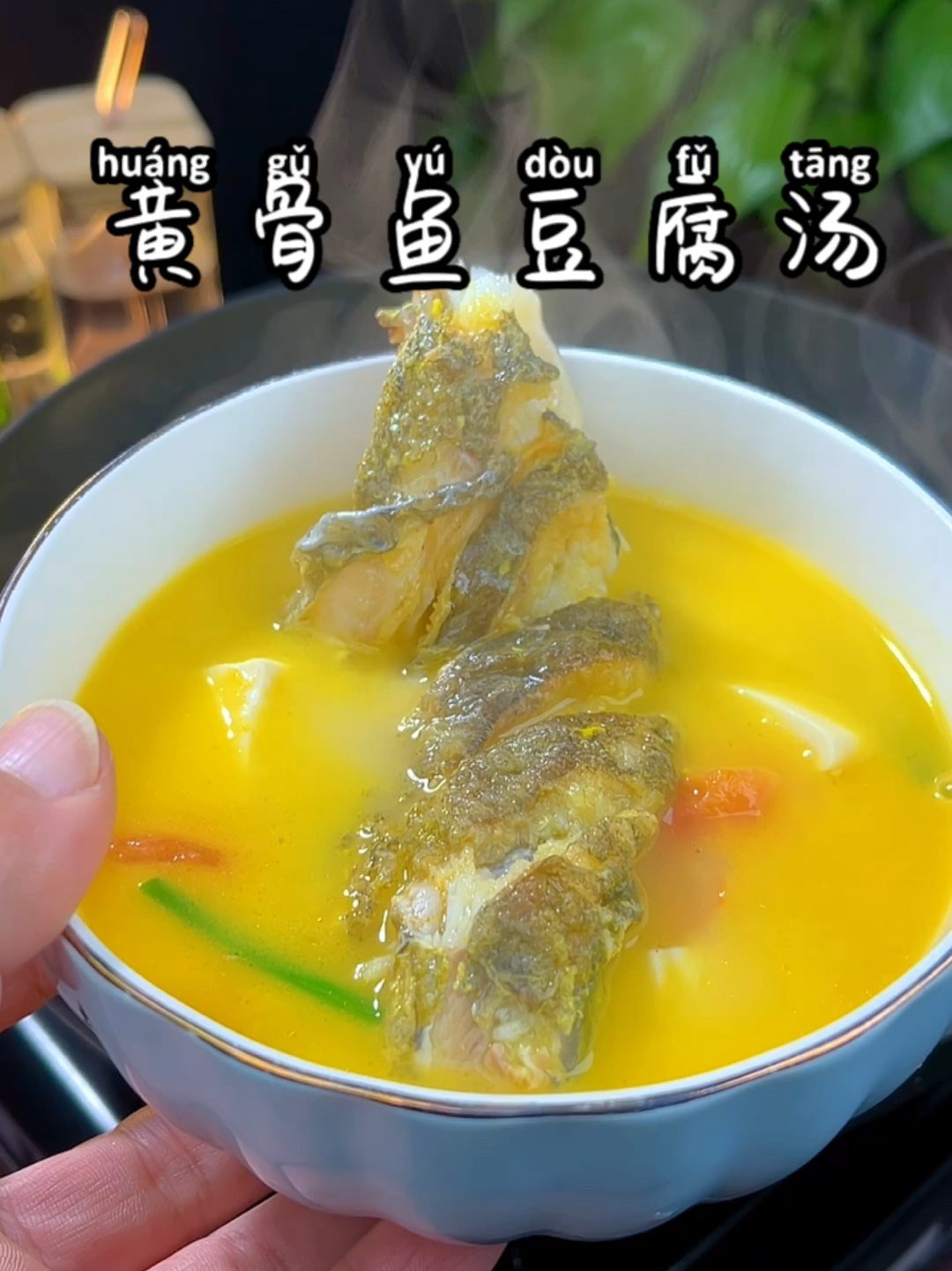 最近吃饭都没什么胃口今天在家做黄骨鱼炖豆腐汤鲜味美真的太好喝