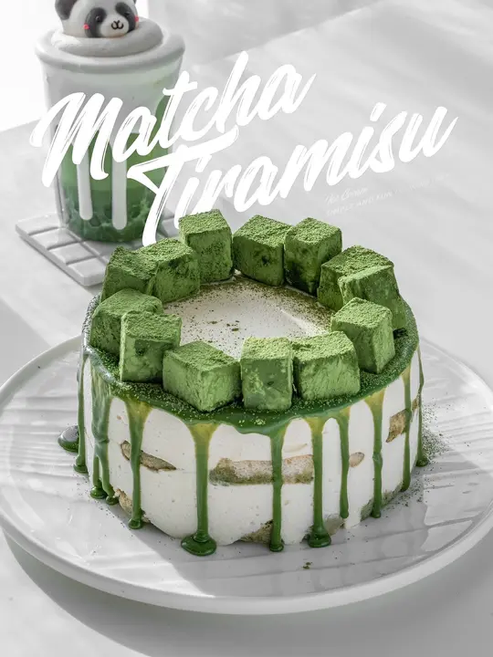 抹茶生巧提拉米苏|有手就会系列～