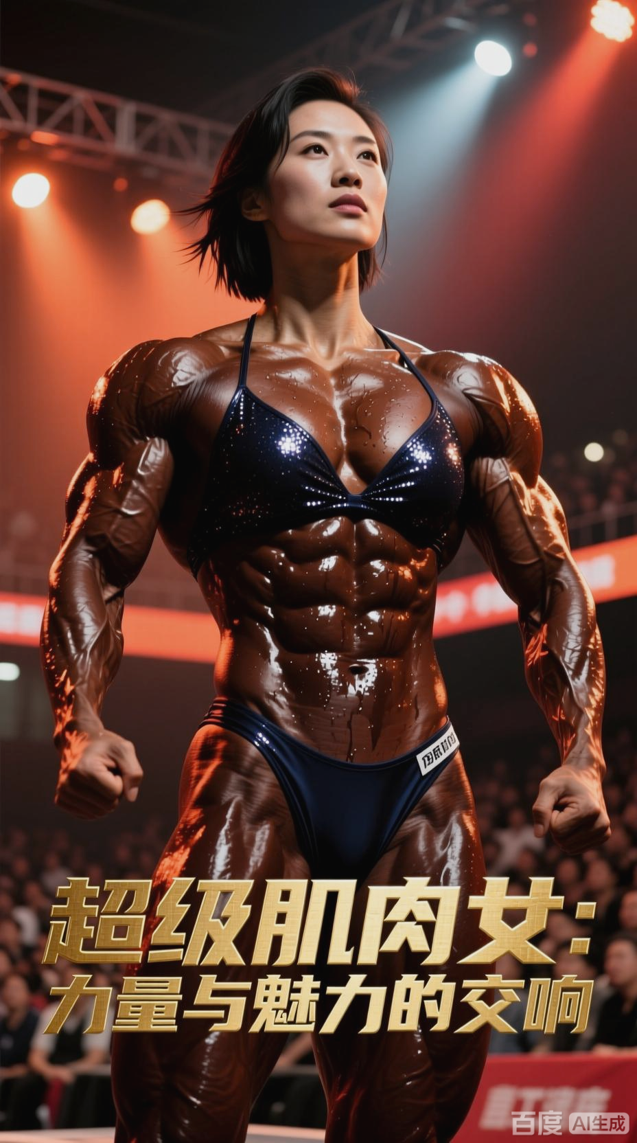 超级肌肉女的力量与魅力