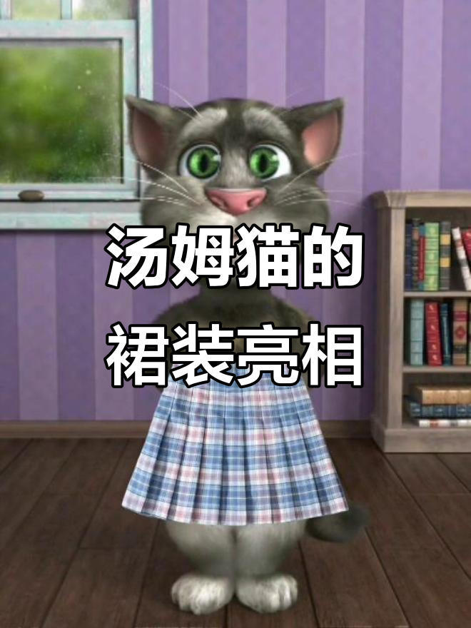 汤姆猫穿裙子,圣诞老人也该换风格了