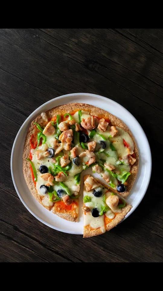 低碳水椰子面粉披萨咋这么好做 低碳饮食