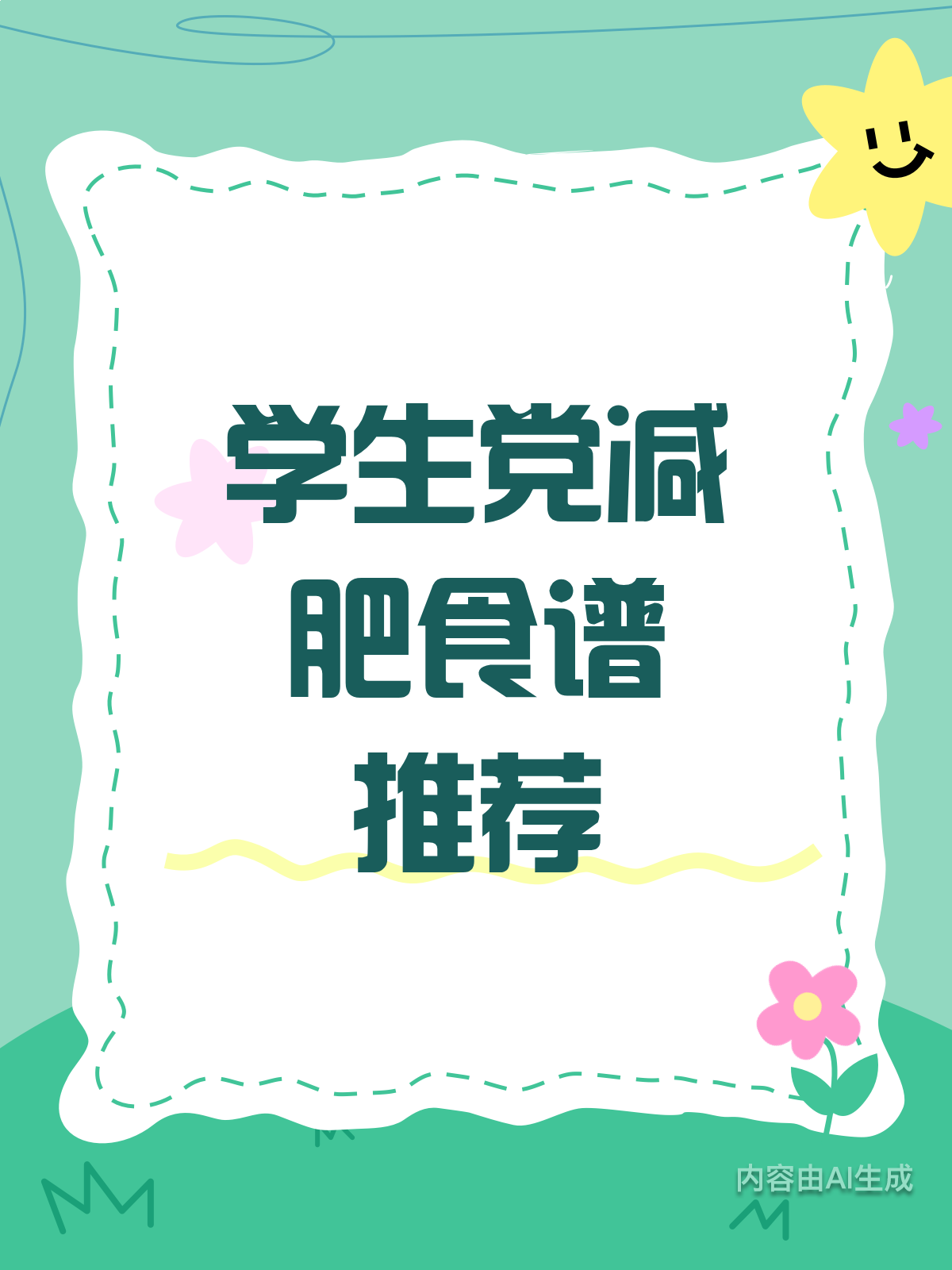 学生党必看!轻松get的减肥食谱