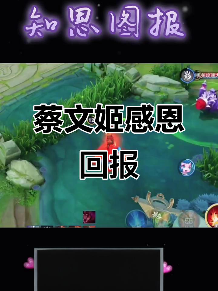 蔡文姬的知恩图报,王者荣耀辅助可爱登场
