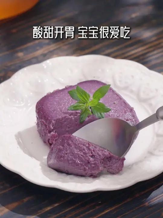 救命!这个蓝莓布丁,宝宝能连光三个,没给宝宝弄过的,赶紧试试吧