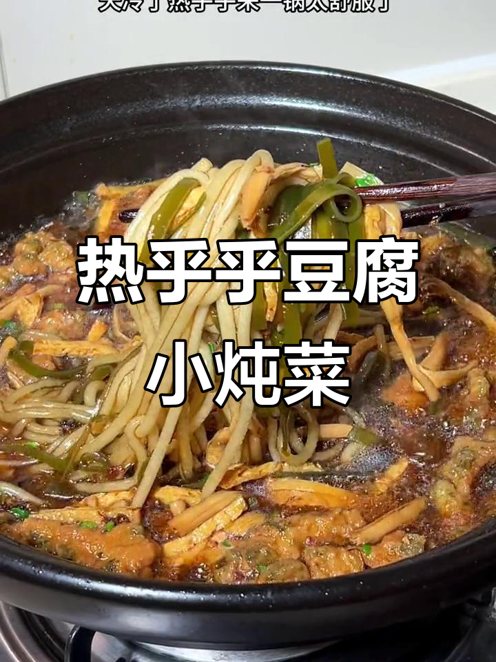 山西家常豆腐小烩菜，热腾腾的冬天美味